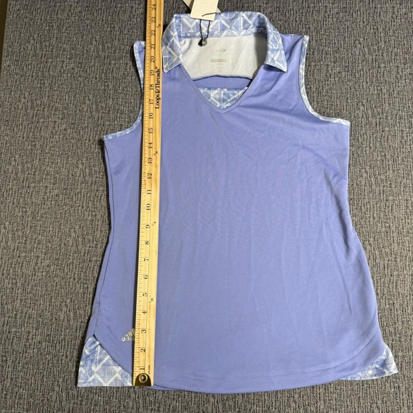 Adidas Women’s Golf Fashion Print Sleeveless Polo - Picture 11 of 11